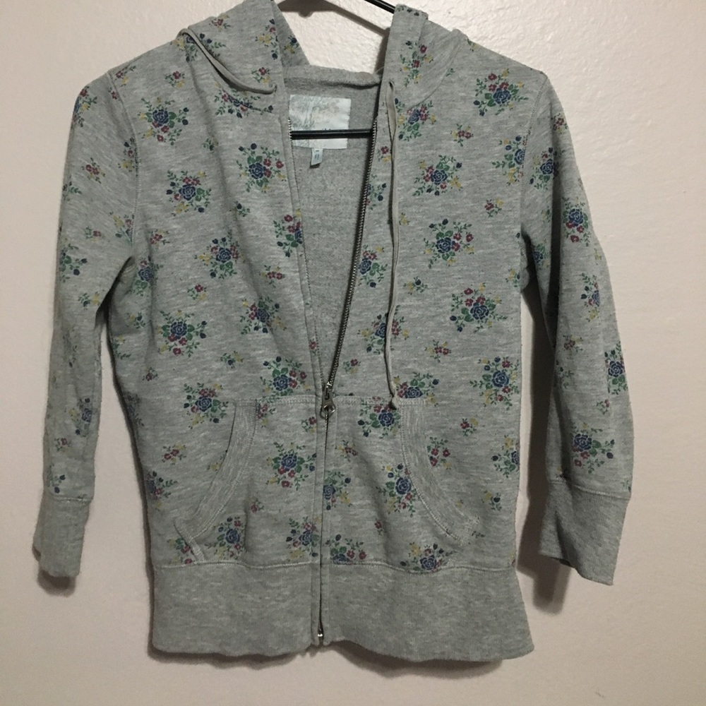 CUTE SLIM RETRO CROPPED HOODIE
